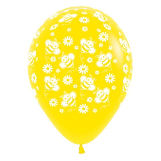 Yellow Bees Balloons 5pk