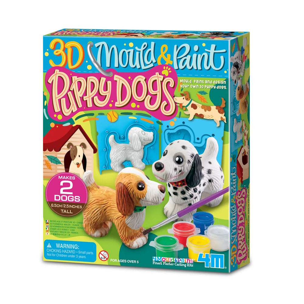 3D Mould & Paint - Puppy Dogs