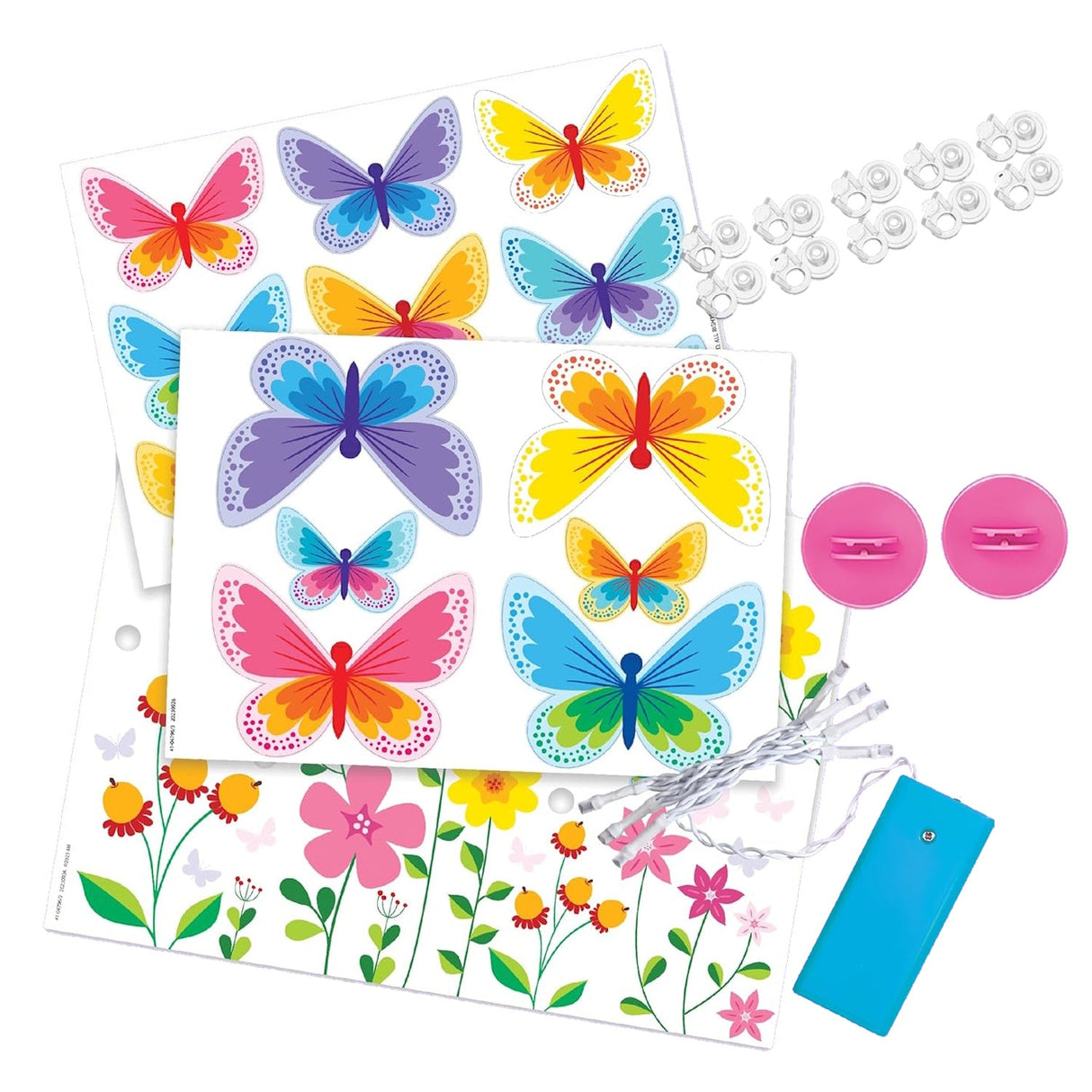 KidzMaker Glow 3D Butterfly Canvas