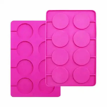 Silicone Round Lollipop Mould - 2pk