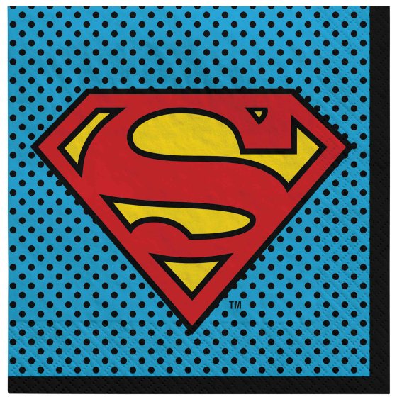 Superman Lunch Napkins 16pk