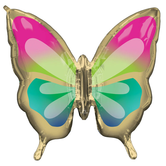 Tropical Butterfly Supershape Balloon