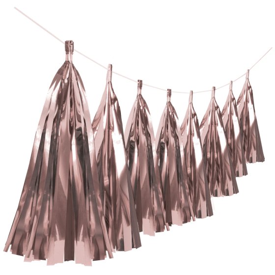 Tassel Party Garland - Rose Gold