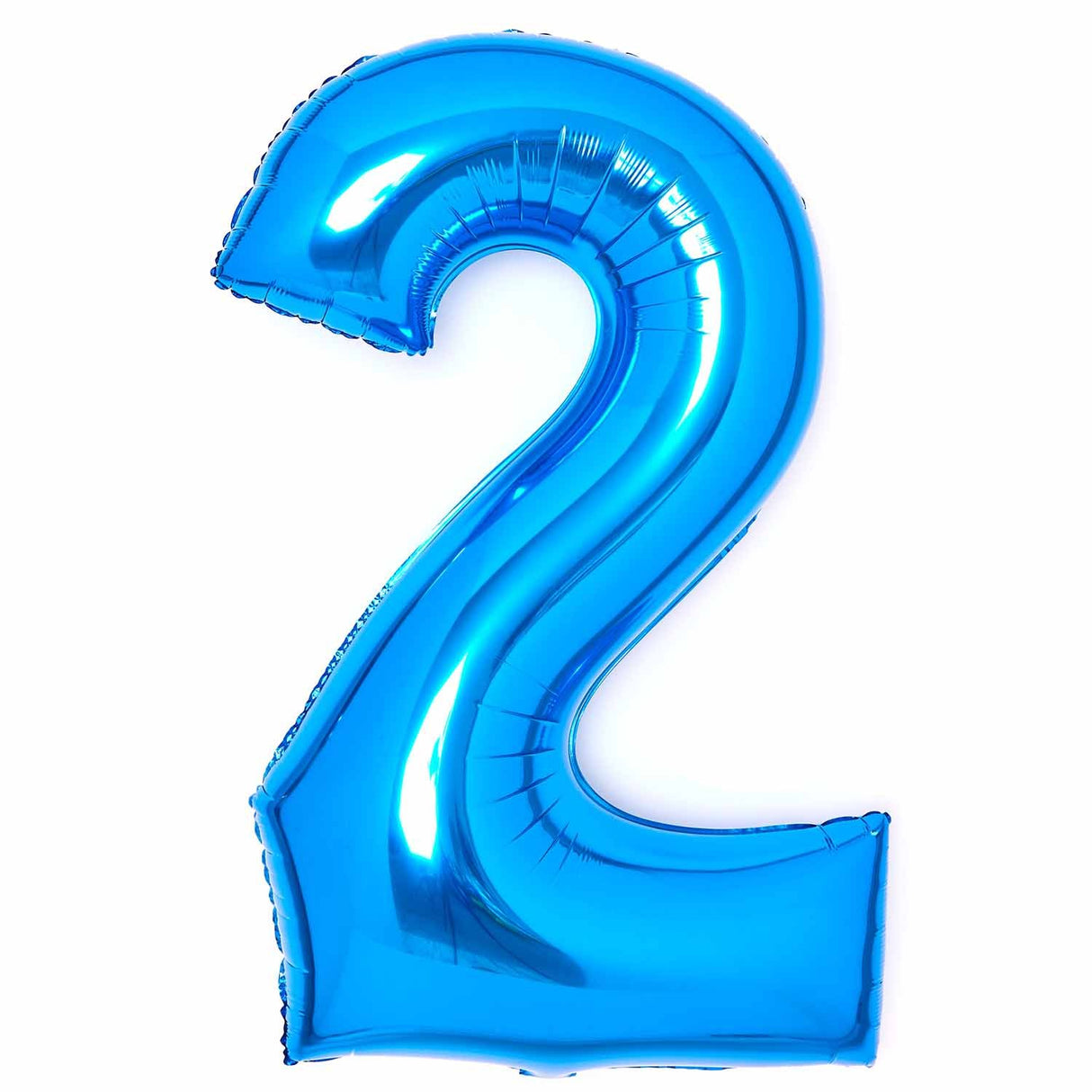 86cm Blue Number Foil Balloon - 2