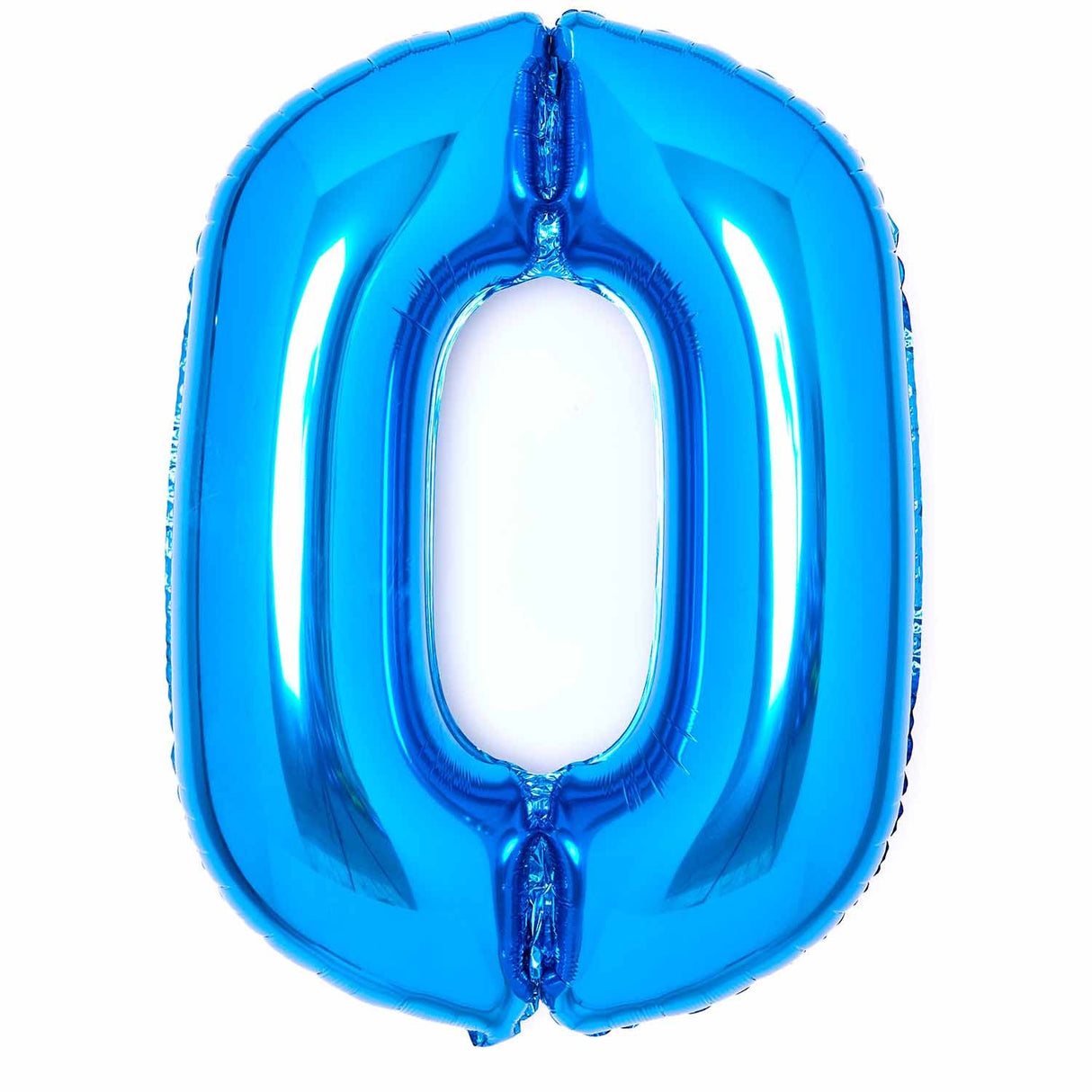 86cm Blue Number Foil Balloon - 0
