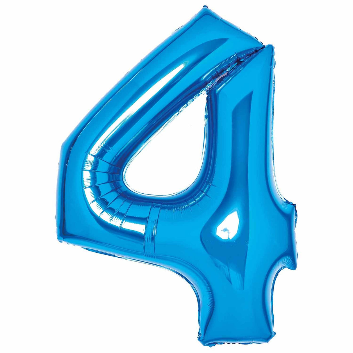 86cm Blue Number Foil Balloon - 4