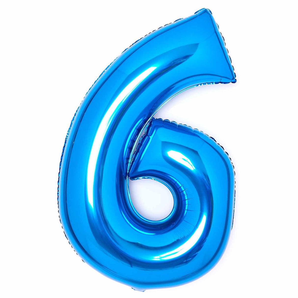86cm Blue Number Foil Balloon - 6