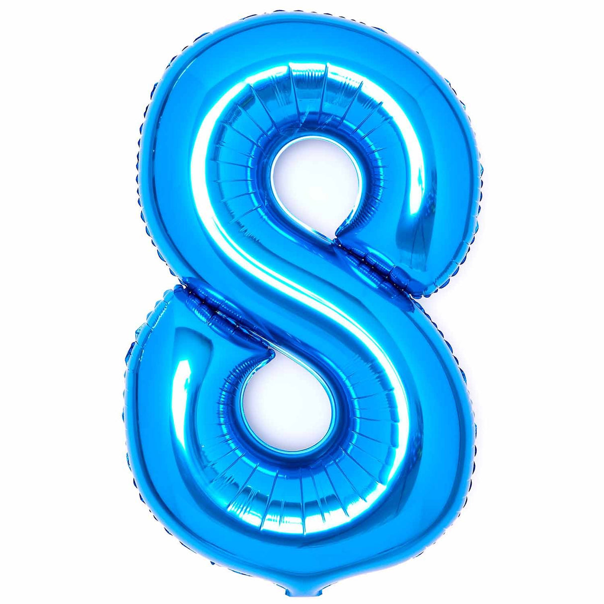 86cm Blue Number Foil Balloon - 8