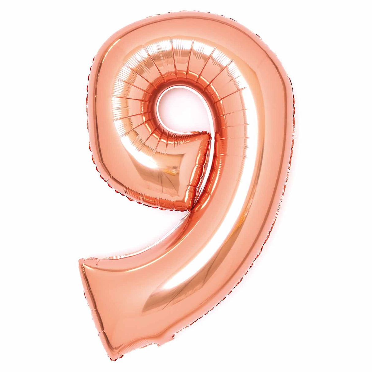 86cm Rose Gold Number Foil Balloon - 9