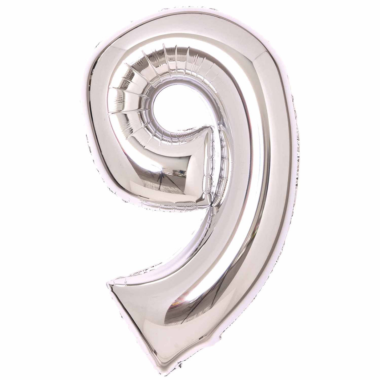 86cm Silver Number Foil Balloon - 9
