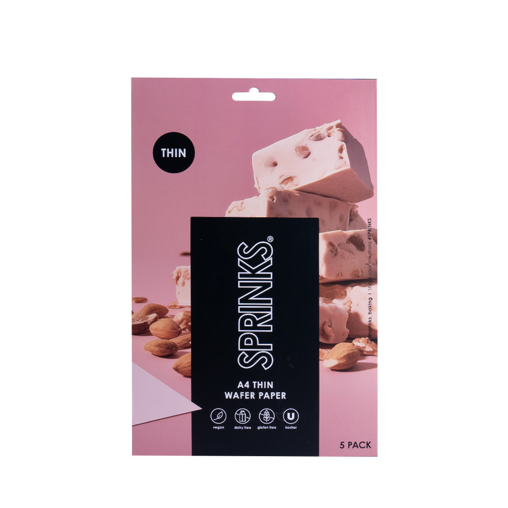Sprinks A4 Thin Wafer Paper - 5pk