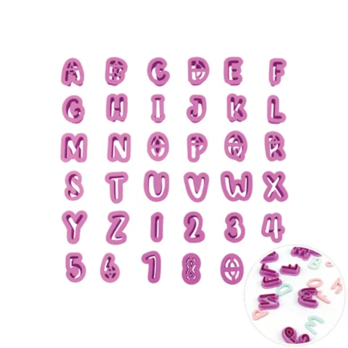Alphabet & Number Cutter Set