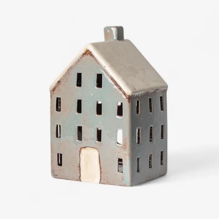 Alsace Tea Light Chalet Blue