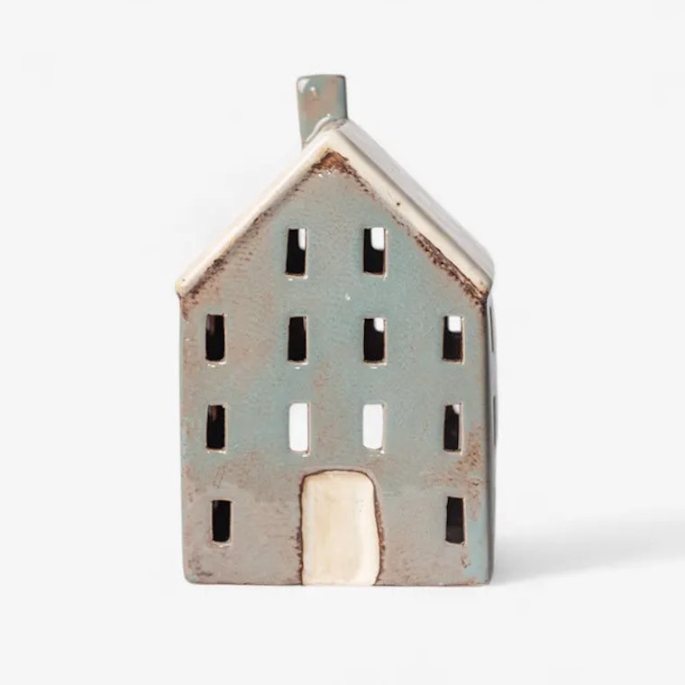 Alsace Tea Light Chalet Blue