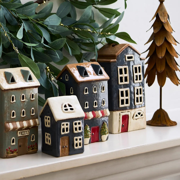 Alsace Tea Light Shop Navy