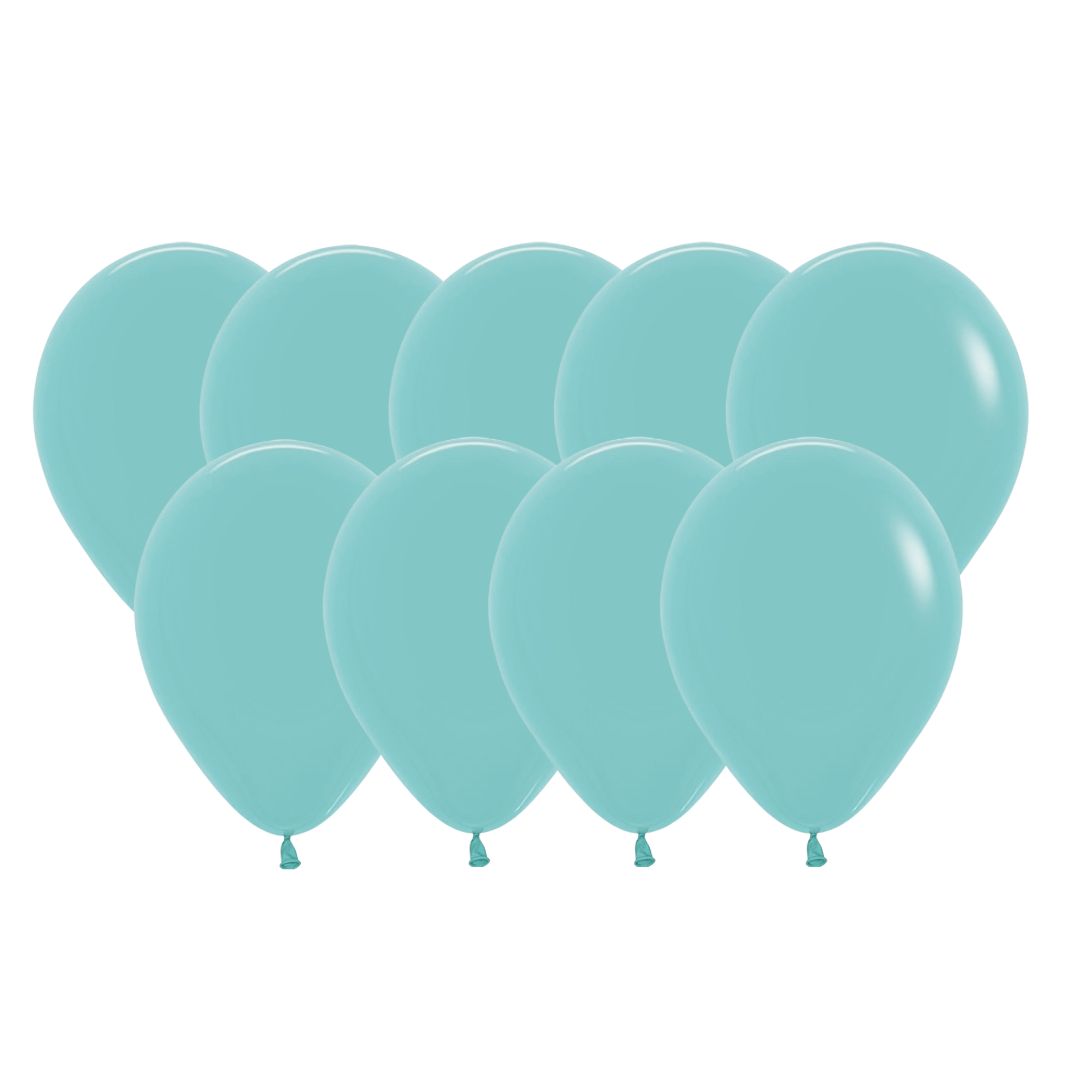 Aquamarine 12cm Balloons - 50pk