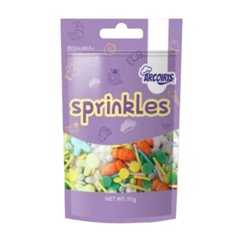 Arcoiris Sprinkles - Garden Bunny & Carrot Mix