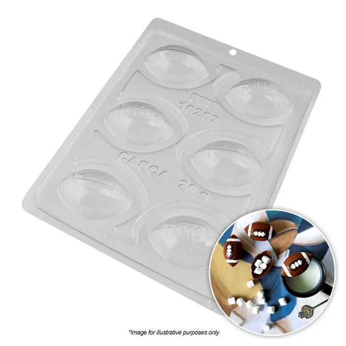 Small Rugby Ball Chocolate Mould