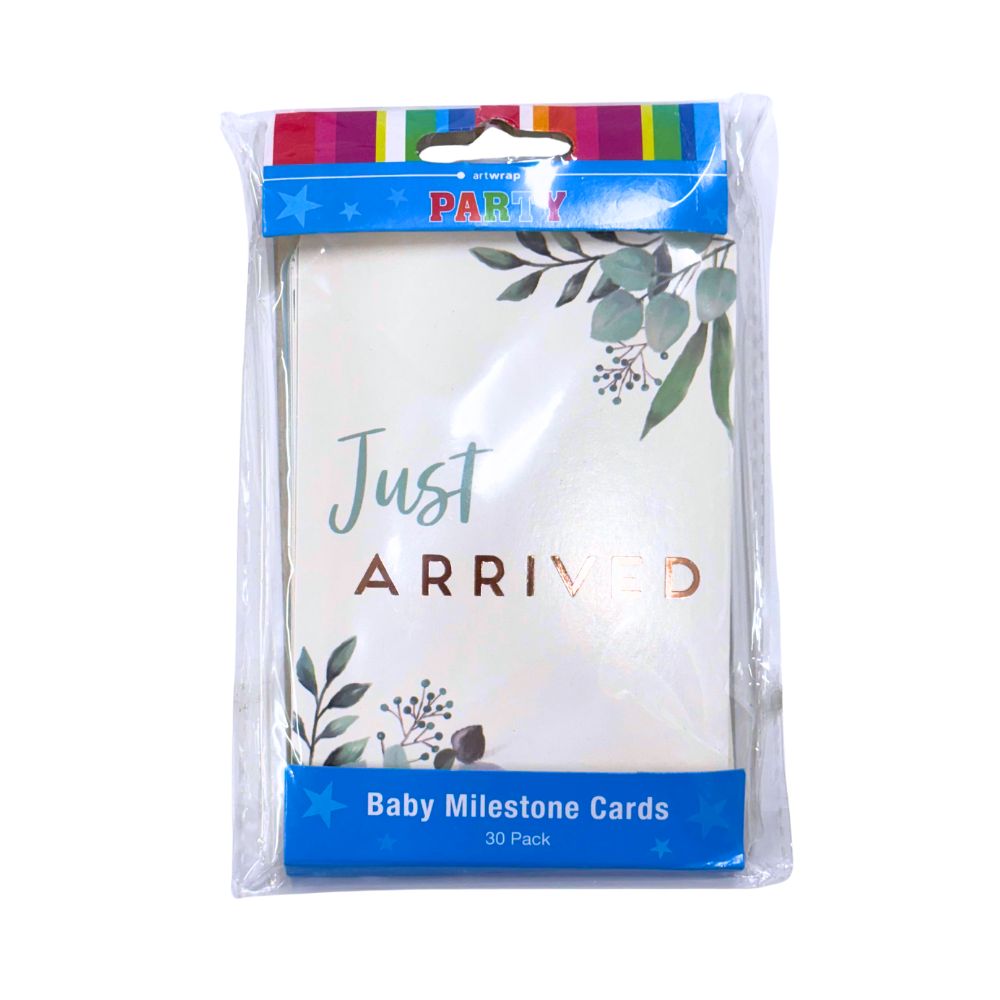 Botanical Baby Milestone Cards 30pk