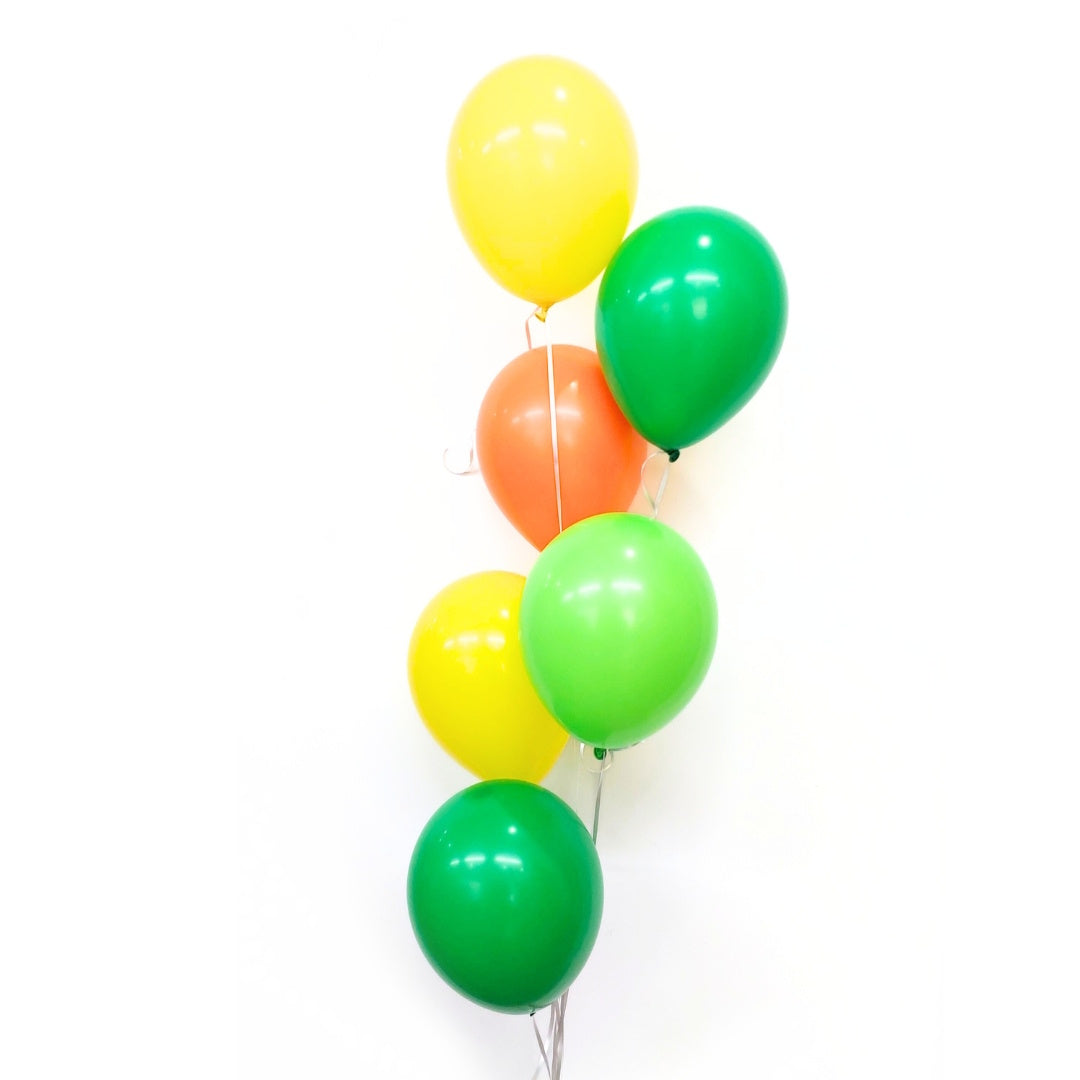 Plain Balloon Mix - Jungle 6pk