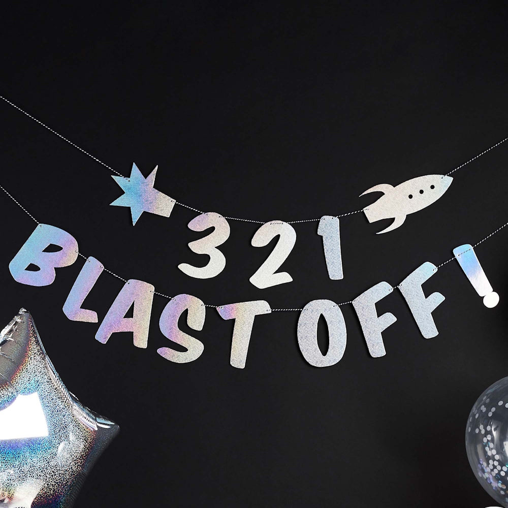 Blast Off 3-2-1 Banner
