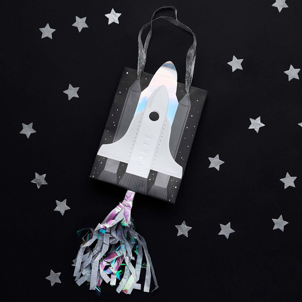 Blast Off Space Shuttle Party Bags 5pk