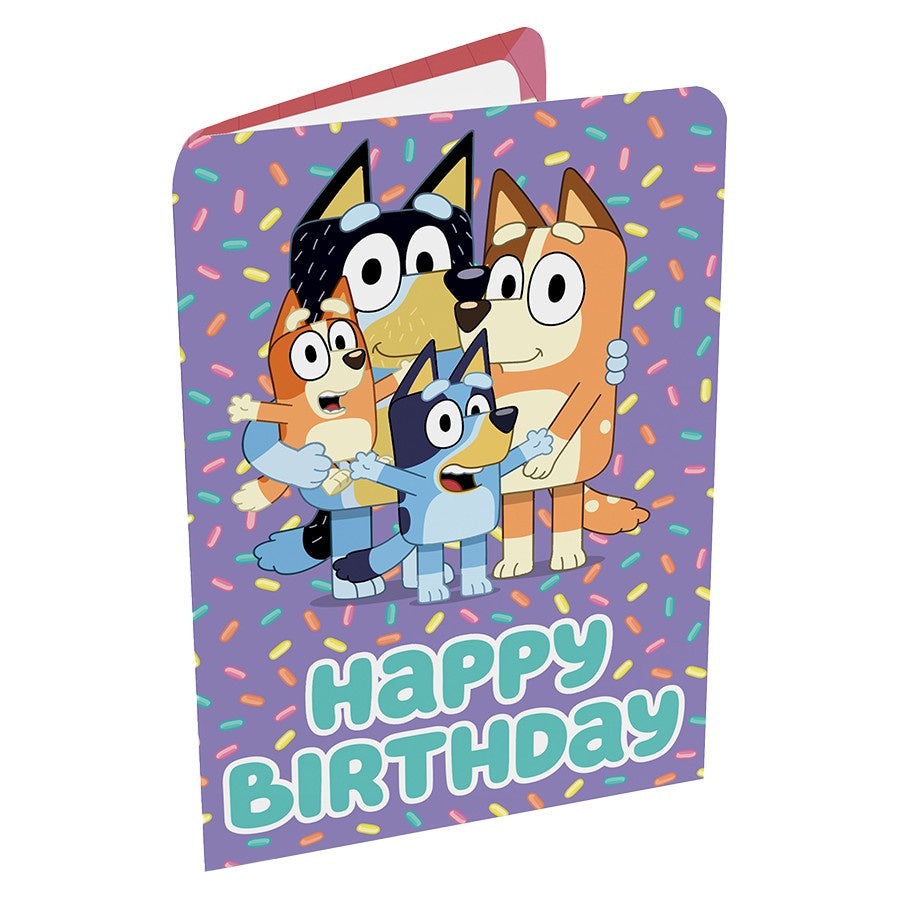 Bluey Birthday Card
