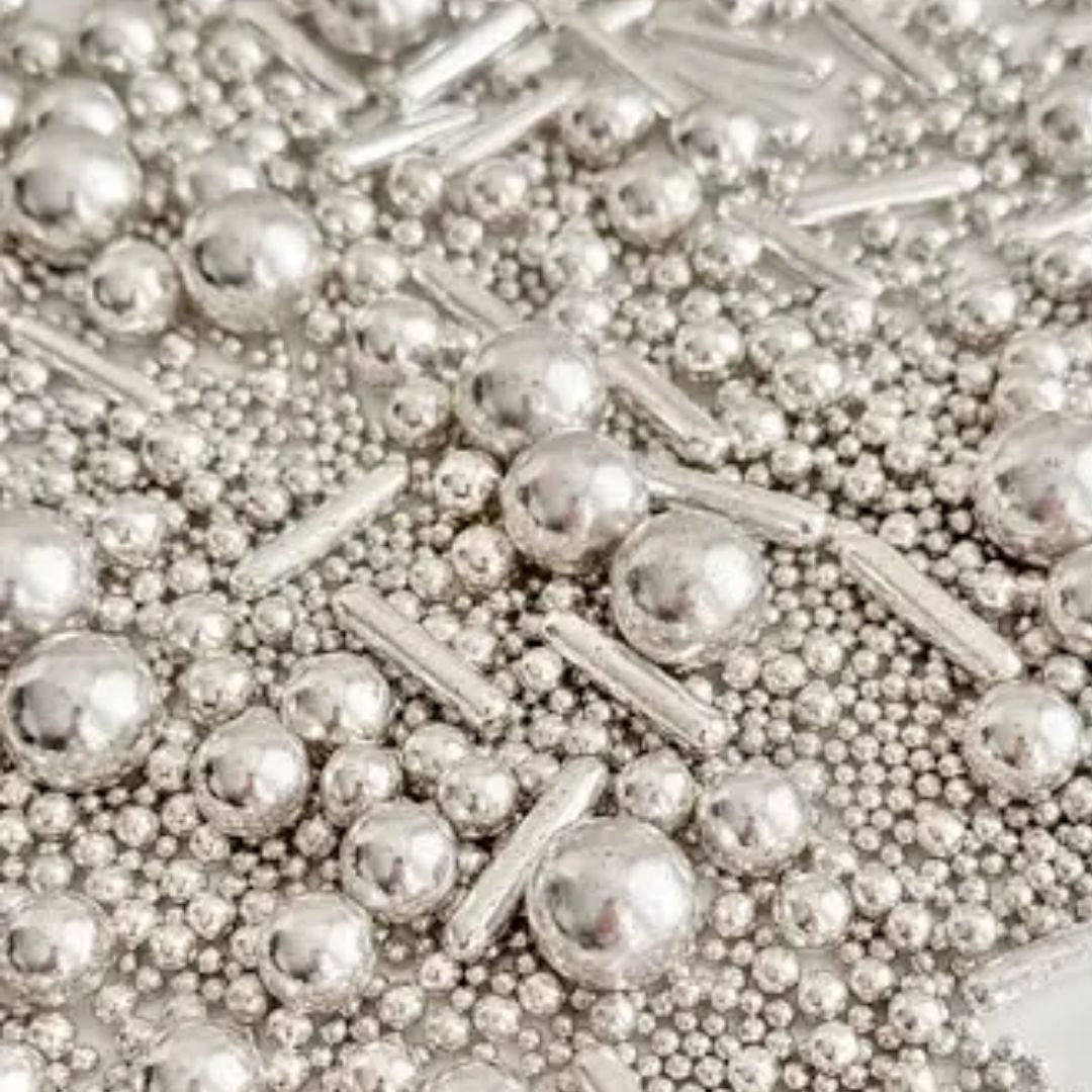 Sprinks Bubble & Bounce Sprinkles - Silver 250g