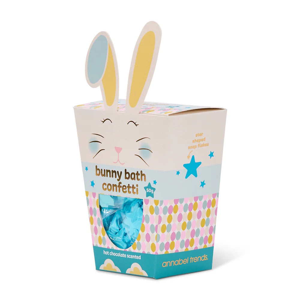 Annabel Trends Bunny Bath Confetti - Blue