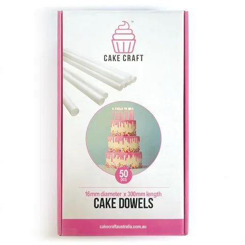 Cake Craft Dowels 16mm x 300mm - 50pk