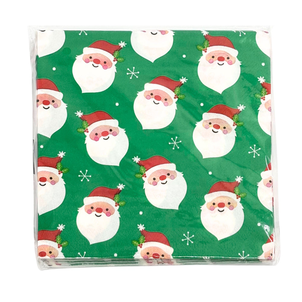 Christmas Napkins 20pk - Santa