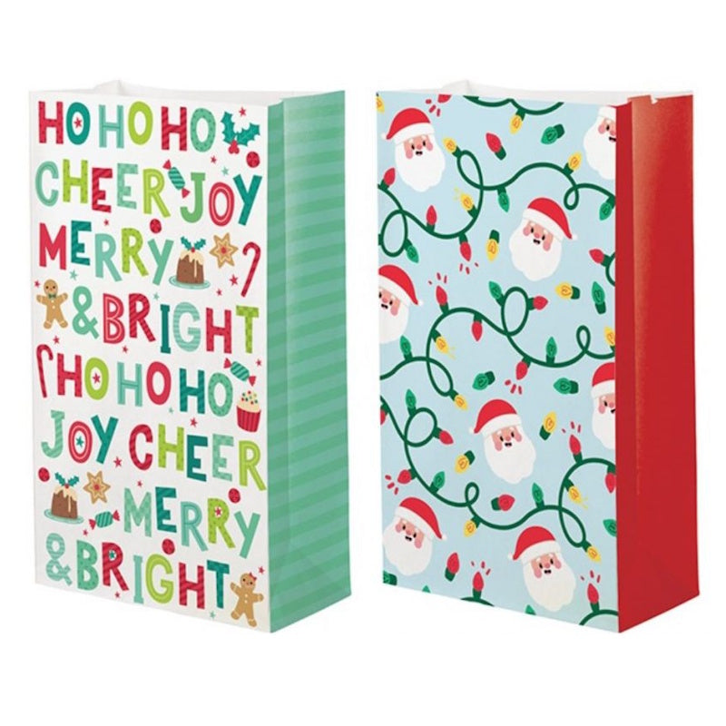 Christmas Paper Treat Bags 6pk