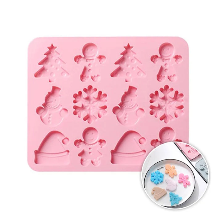 Christmas Icons Silicone Mould