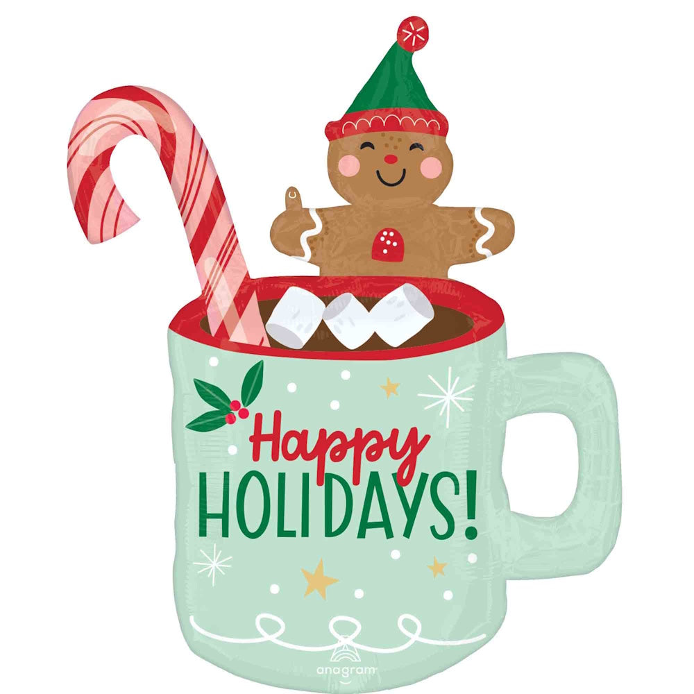 Holiday Christmints Mug SuperShape Foil Balloon