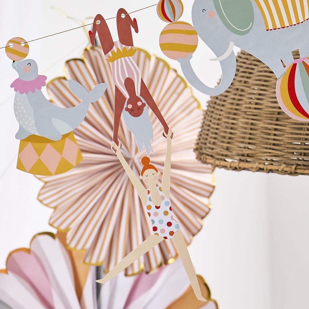 Circus Party Big Top Garland