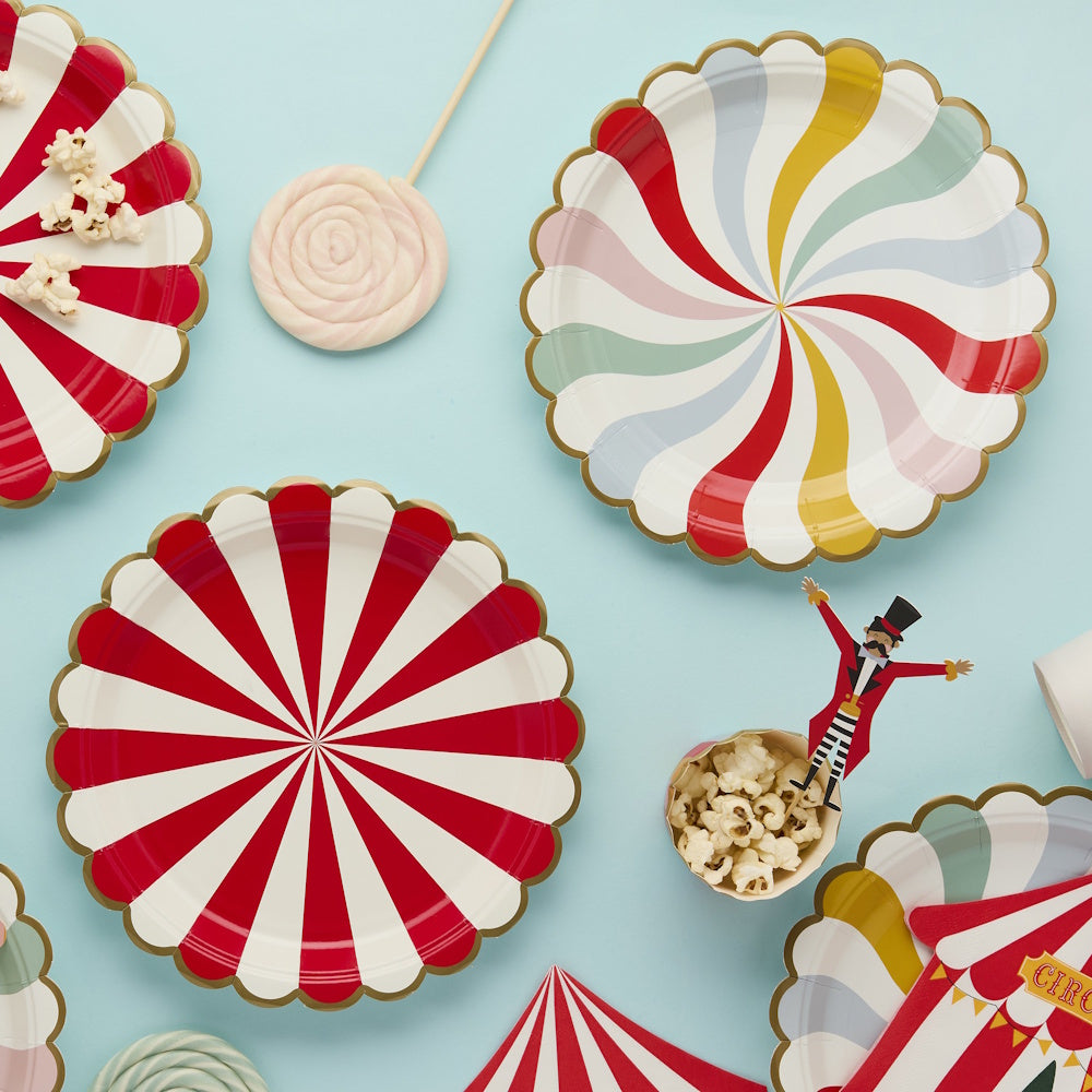 Circus Party Plates 8pk