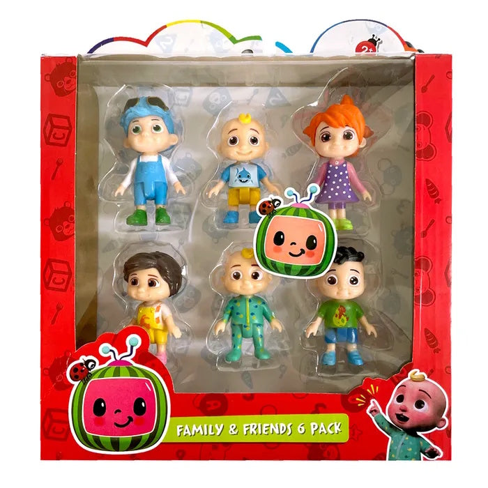 CoComelon Figurine Cake Toppers 6 Piece Set