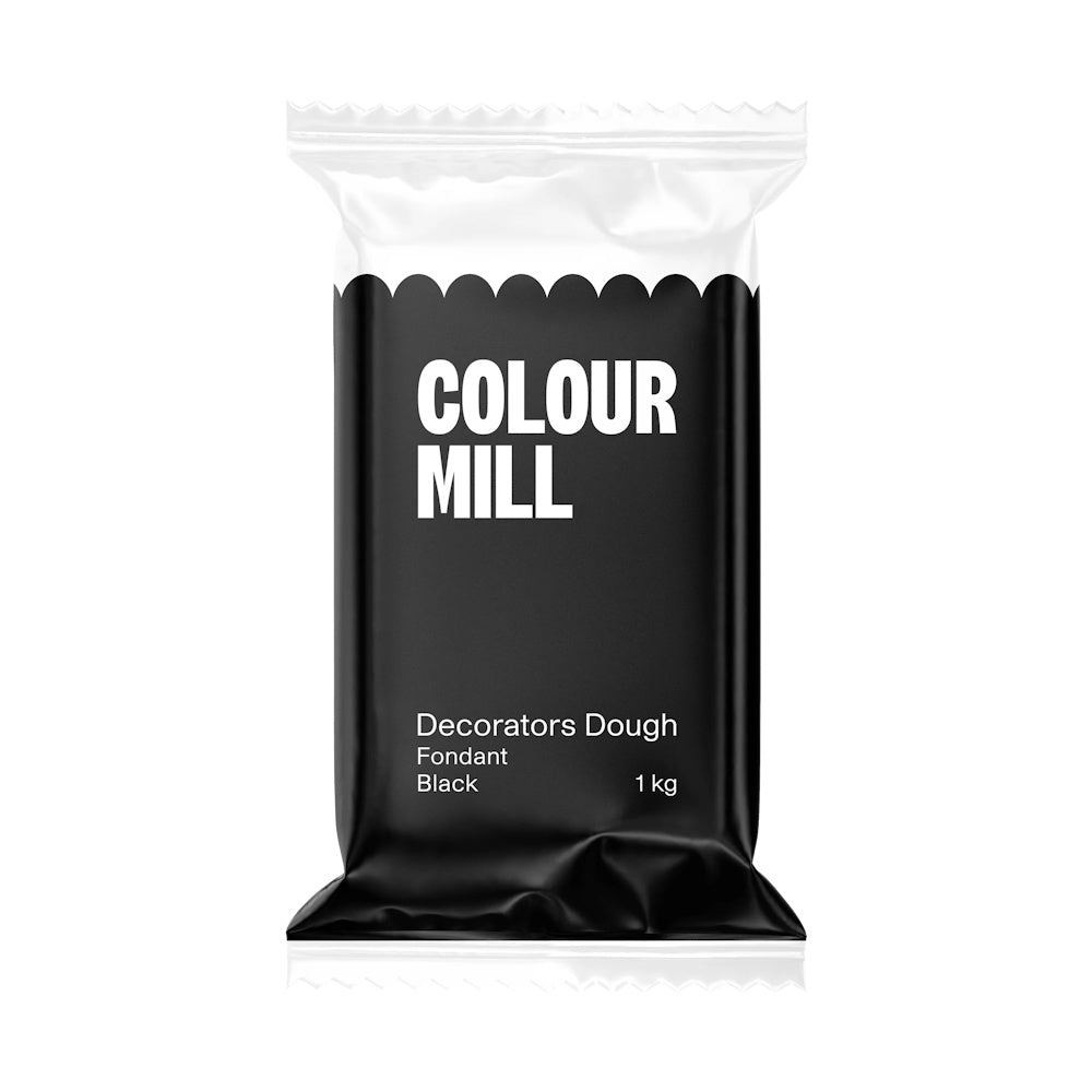 Colour Mill Decorators Dough Fondant - Black 1kg