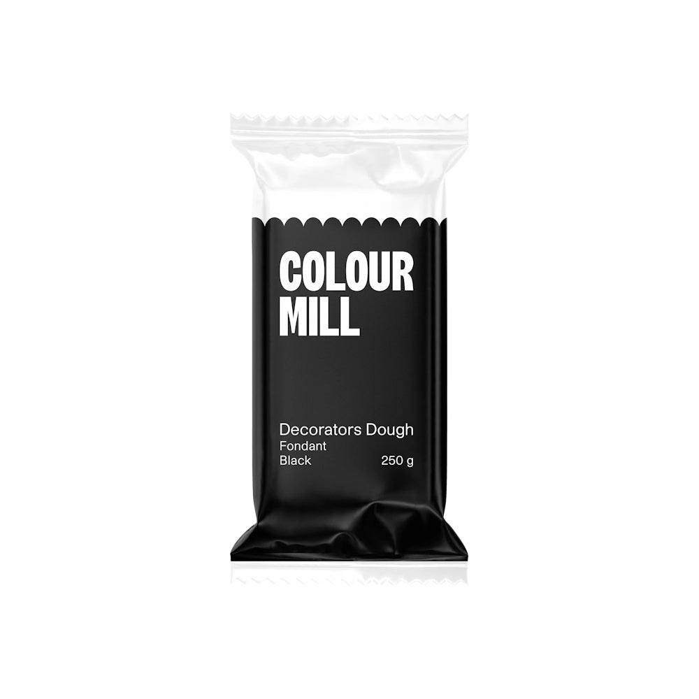 Colour Mill Decorators Dough Fondant - Black