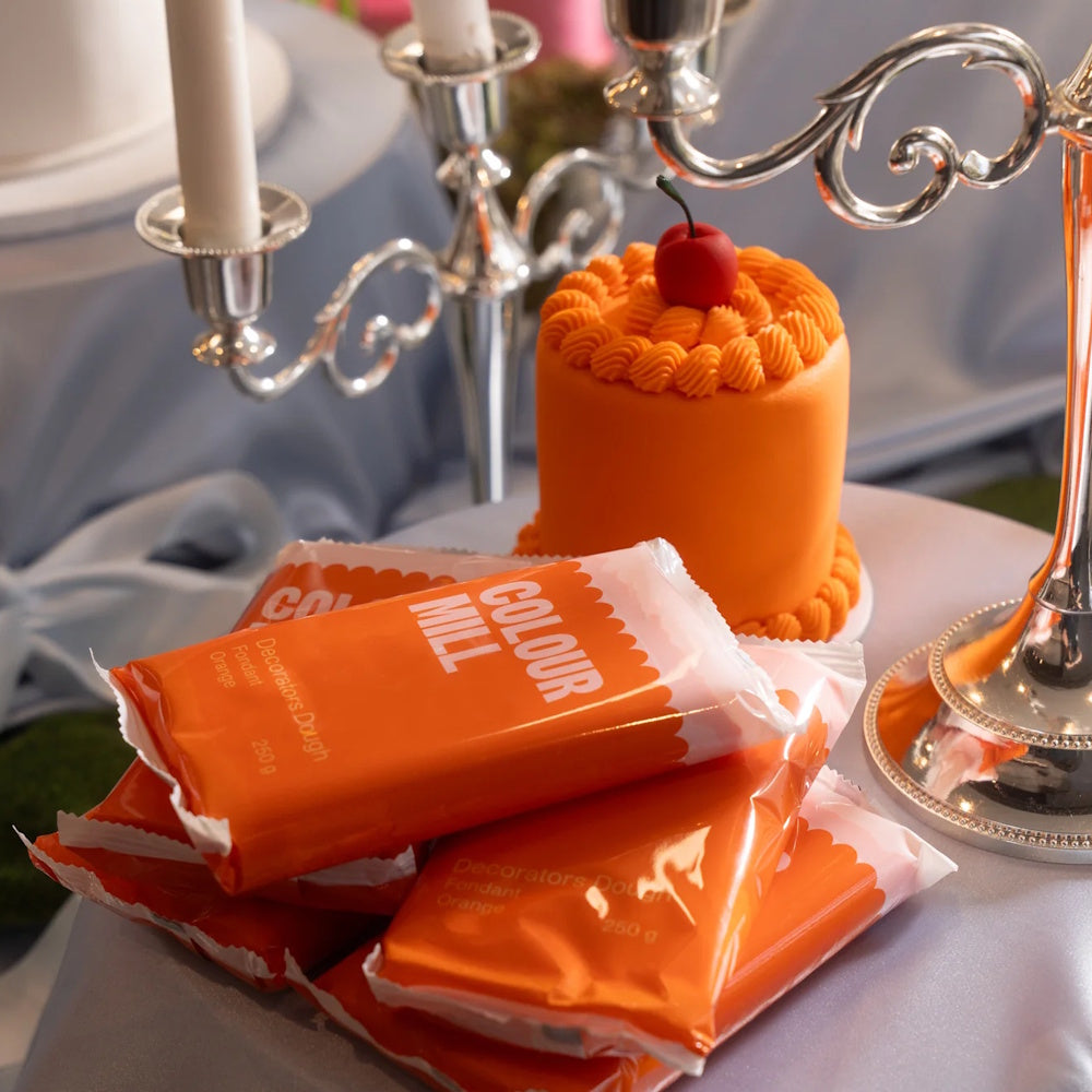 Colour Mill Decorators Dough Fondant - Orange
