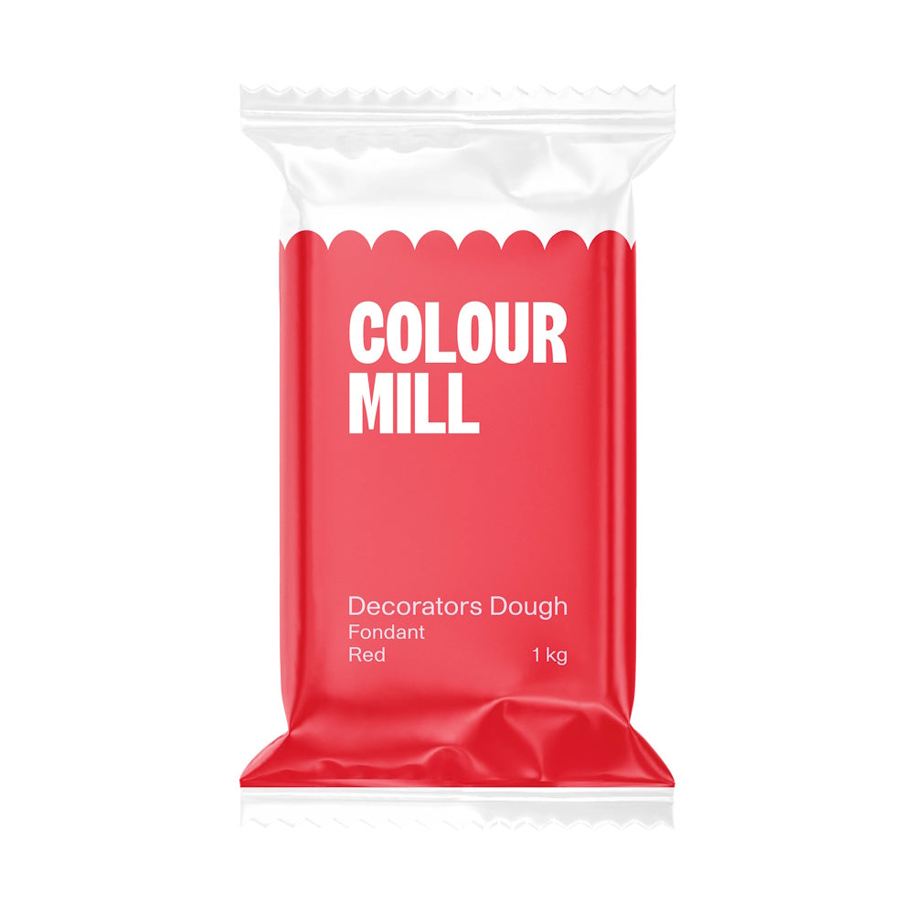 Colour Mill Decorators Dough Fondant - Red 1kg
