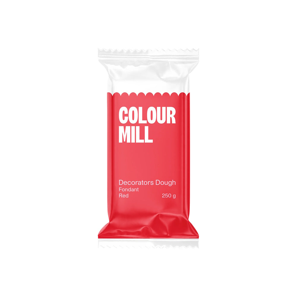 Colour Mill Decorators Dough Fondant - Red