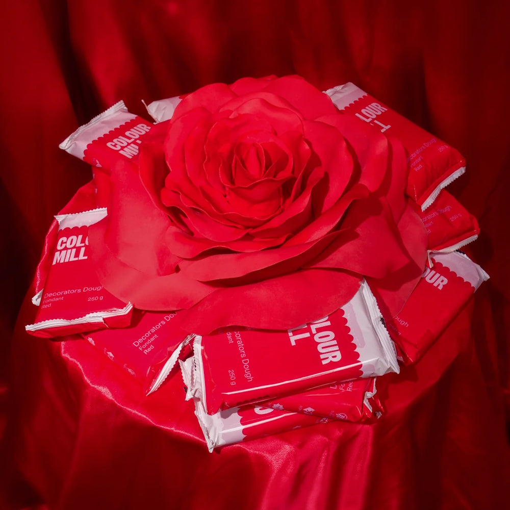 Colour Mill Decorators Dough Fondant - Red