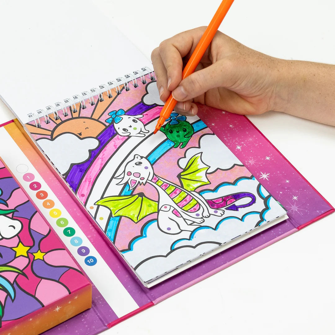 Colour by Numbers - Unicorn Dreaming