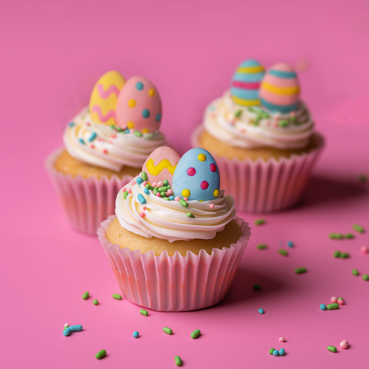 Sprinks Icing Decorations - Colourful Easter Eggs 8pk