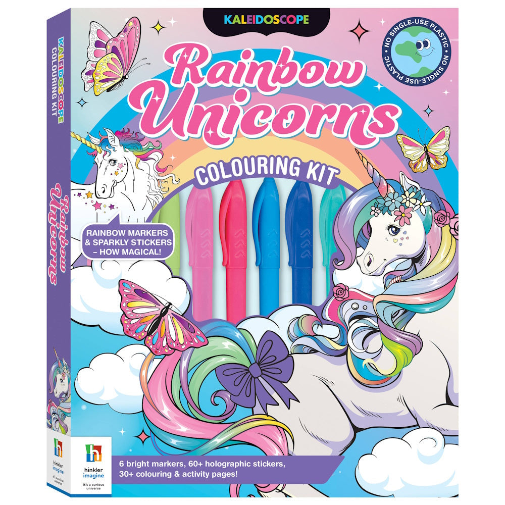Kaleidoscope Colouring Kit - Rainbow Unicorns