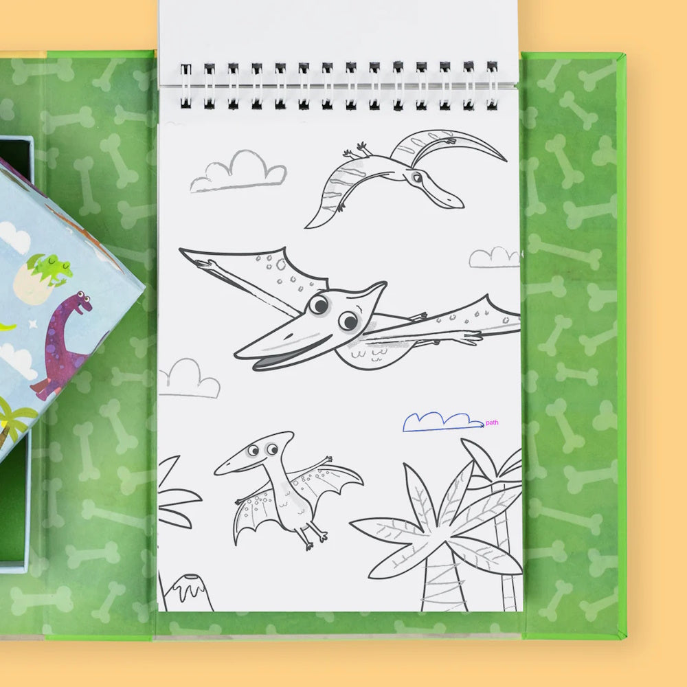 Colouring Set - Dinosaur