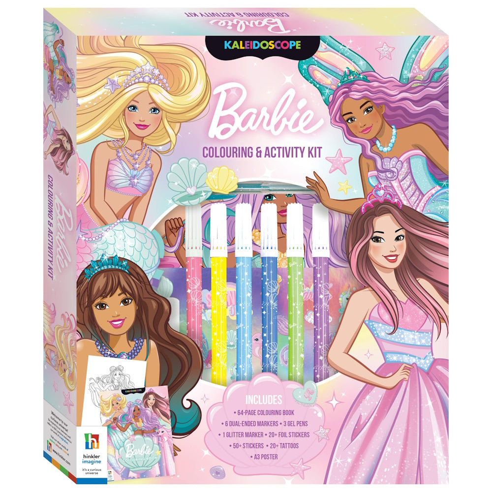 Kaleidoscope Colouring and Activity Kit - Barbie