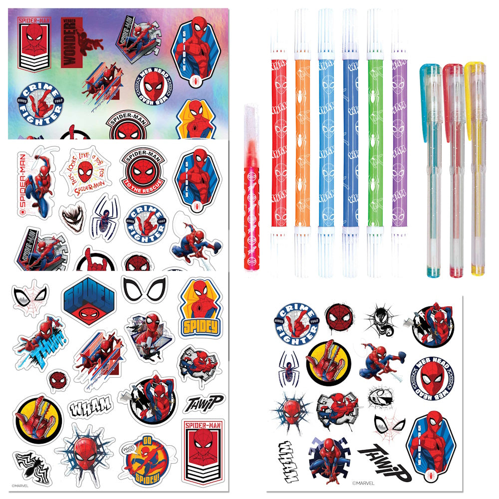 Kaleidoscope Colouring and Activity Kit - Spiderman