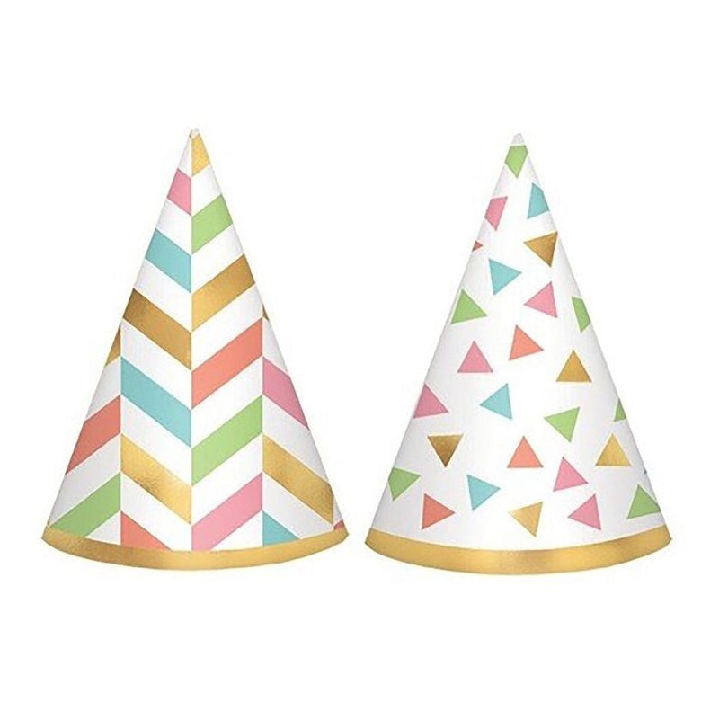 Confetti Fun Mini Party Hats 12pk
